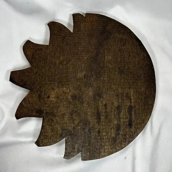2/$30 Celestial Sun and Moon Wood Carved Decoration Home - Picture 5 of 5